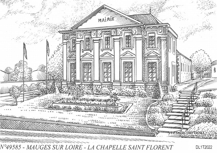 N 49585 - LA CHAPELLE SAINT FLORENT - mairie
